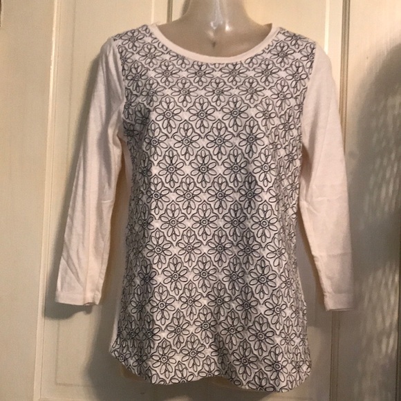 J crew 3/4 sleeve shirt - Picture 1 of 4